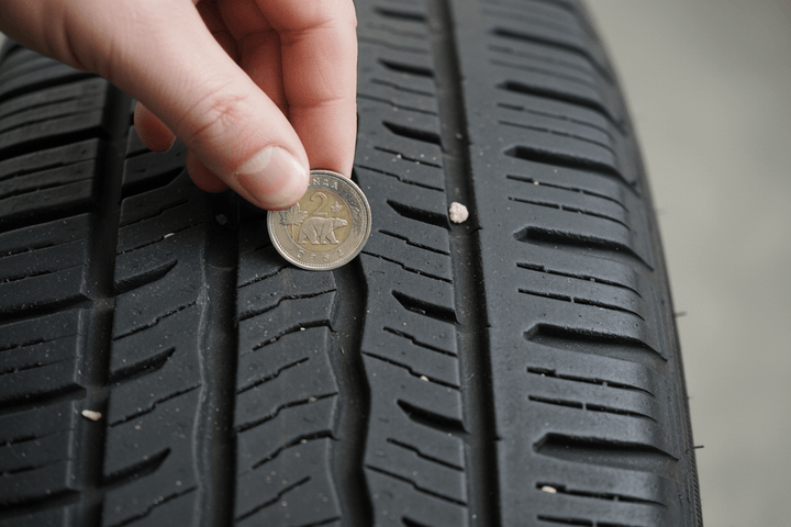 The Toonie Test: How to Check Tire Tread Depth at Home - Prince Tires