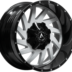 Armed Off-Road Aggressor 20x10 6x135/6x139.7 ET-24 Gloss White Milled Black Lip