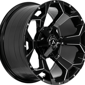 Armed Off-Road Bomber 20x10 Blank ET+0 Gloss Black Milled