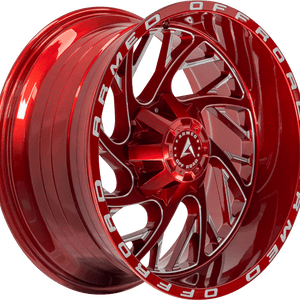 Armed Off-Road Carnage 20x10 5x127/5x139.7 ET-18 Candy Red + Milling & Armed Writing