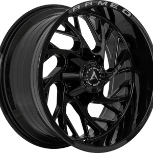Armed Off-Road Carnage 20x9 5x127/5x139.7 ET+0 Gloss Black + Armed Milling