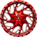 Armed Off-Road Carnage 22x10 8x165.1 ET-18 Candy Red + Milling & Armed Writing - Prince Tires
