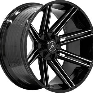 Armed Off-Road Chopper 22x10 5x127/5x139.7 ET-18 Gloss Black Machined