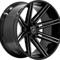 Armed Off-Road Chopper 24x12 Blank ET-44 Gloss Black Machined - Prince Tires