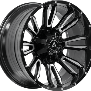 Armed Off-Road Dagger 20x10 8x180 ET-24 Gloss Black Machined Face