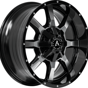 Armed Off-Road Frontline 18x9 5x127/5x139.7 ET+12 Gloss Black Machined Face