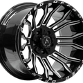Armed Off-Road Havoc 24x12 5x127/5x139.7 ET-44 Gloss Black Milled - Prince Tires