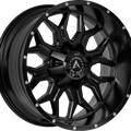 Armed Off-Road Infantry 18x9 Blank ET+0 Satin Black + Milled Holes - Prince Tires