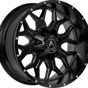 Armed Off-Road Infantry 20x12 5x127/5x139.7 ET-44 Satin Black + Milled Holes