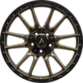 Armed Off-Road Spear 17x9 5x127/5x139.7 ET+12 Satin Black + Satin Bronze Center - Prince Tires