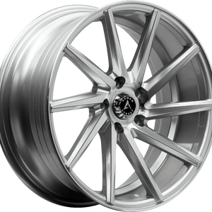 Armed Street .38 Cal 18x8 5x114.3 ET+35 Gloss Silver Machined Face