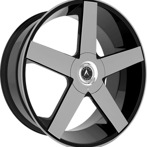 Armed Street Hustler 22x9.5 5x115/5x120 ET+13 Gloss Black Machined