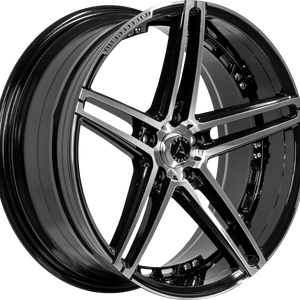 Armed Street Stealth 20x8.5 5x114.3 ET+35 Gloss Black Machined Face