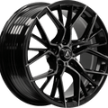 Armed Street Tactical 17x7.5 5x120 ET+30 Gloss Black Machined + Black Clear Coat - Prince Tires