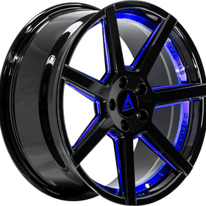 Armed Syndicate Assassin 18x8 5x114.3 ET+35 Gloss Black + Blue
