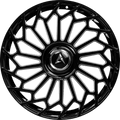 Armed Syndicate Cartel 22x9 6x135/6x139.7 ET+25 Gloss Black - Prince Tires