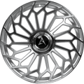 Armed Syndicate Cartel 22x9 Blank ET+25 Silver Machined - Prince Tires