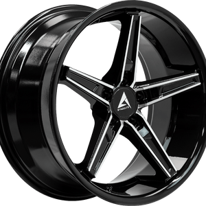 Armed Syndicate Don 19x8.5 5x120 ET+35 Gloss Black Machined Face