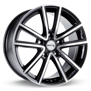 RTX Auburn 17x7.5 5x127 ET+35 Black Machined CB71.5