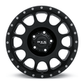 RTX Baja 17x9 6x139.7 ET+0 Satin Black with Milled Rivets CB106.1 - Prince Tires