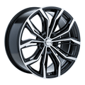 RTX Black Widow 17x7.5 5x105 ET+38 Black Machined CB56.6 - Prince Tires