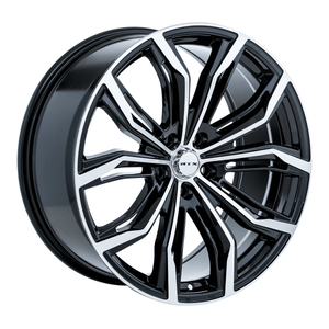 RTX Black Widow 18x8 5x112 ET+42 Black Machined CB66.6