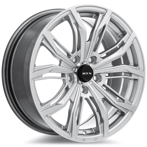 RTX Black Widow 18x8 5x114.3 ET+42 Hyper Silver CB73.1