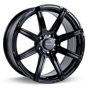 RTX Compass 16x7 5x114.3 ET+38 Gloss Black CB73.1