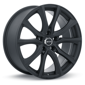 RTX Contour 17x7.5 5x108 ET+40 Matte Black CB63.4