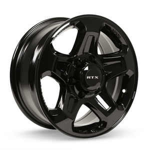 RTX Courier 16x7 6x130 ET+30 Gloss Black CB84.1