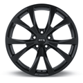 RTX Flint 17x7 5x108 ET+42 Satin Black CB63.4 - Prince Tires
