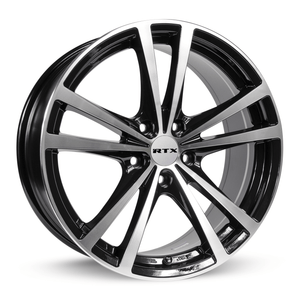 RTX Force 15x6.5 4x100 ET+42 Black Machined CB73.1