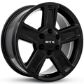 RTX Glacier 18x8 6x120 ET+35 Satin Black CB67.1 - Prince Tires