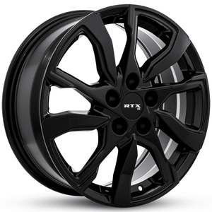 RTX GM07 18x7 5x115 ET+42 Gloss Black CB70.3