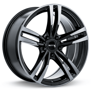 RTX Graz 19x8.5 5x120 ET+35 Black Machined Grey CB72.6