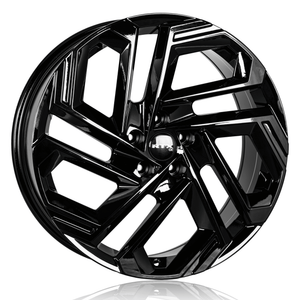 RTX HY02 19x7.5 5x114.3 ET+48 Gloss Black CB67.1