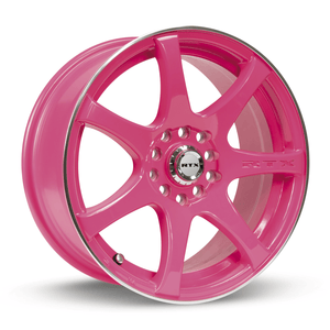 RTX Ink 15x6.5 4x100/4x114.3 ET+40 Diva (Pink Machined) CB73.1