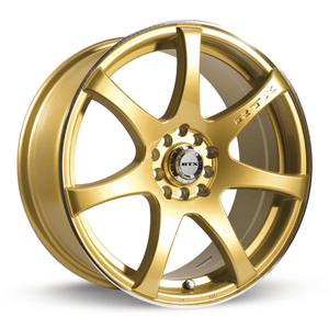 RTX Ink 15x6.5 4x100/4x114.3 ET+40 Gold Machined CB73.1