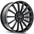 RTX MB02 20x8.5 5x112 ET+38 Gloss Black with Machined Lip CB66.6 - Prince Tires