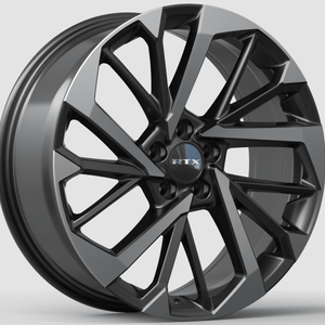 RTX MM01 18x7.5 5x114.3 ET+35 Gloss Black Machined CB66.1