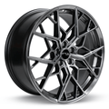 RTX Nova 18x8 5x114.3 ET+42 Hyper Black CB73.1 - Prince Tires