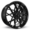 RTX Nova 19x8.5 5x114.3 ET+38 Gloss Black CB73.1 - Prince Tires