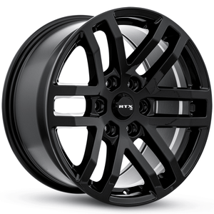 RTX Oak 17x8.5 6x135 ET+30 Gloss Black CB87.1