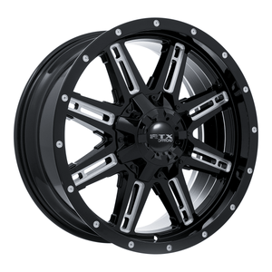 RTX Ravine 18x9 8x180 ET+15 Black Milled CB125