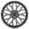 RTX RS02 19x8.5 5x114.3 ET+38 Gloss Black Machined CB67.1 - Prince Tires