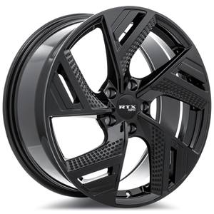 RTX RS09 17x7.5 5x114.3 ET+40 Gloss Black CB67.1
