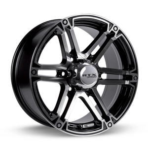 RTX Slate 17x8 6x139.7 ET+25 Black Machined CB106.1