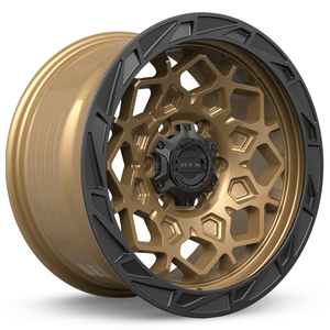 RTX Spade 18x9 6x139.7 ET+10 Satin Bronze Black Lip CB106.1