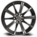 RTX Spark 15x6 4x100 ET+45 Black Machined CB73.1 - Prince Tires