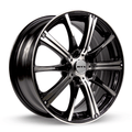 RTX Spark 15x6 4x100 ET+45 Black Machined CB73.1 - Prince Tires